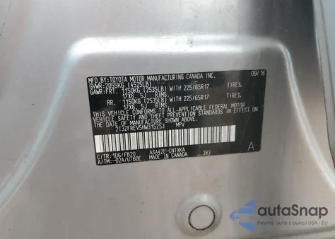 2017 Toyota Rav4 Le from USA, damaged, VIN 2T3ZFREV5HW315253